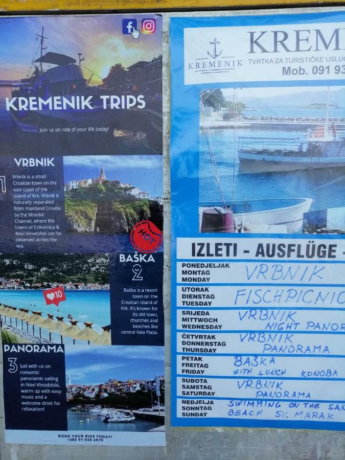 Apartments Klenovica Jadranka Cacic Eksteriør bilde