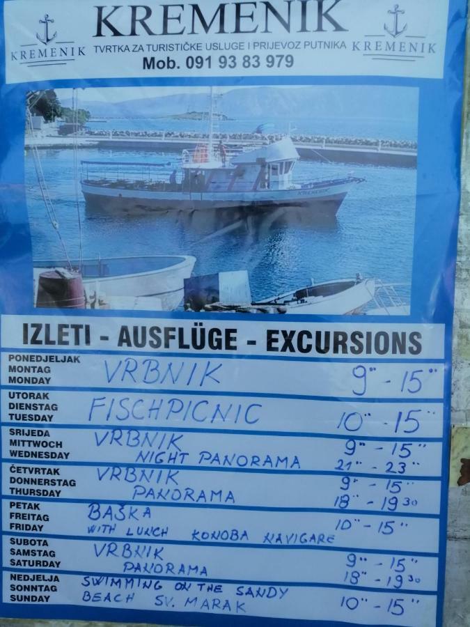 Apartments Klenovica Jadranka Cacic Eksteriør bilde
